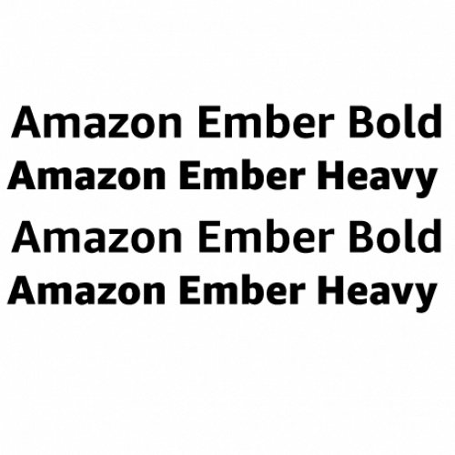Amazon-Font-Types